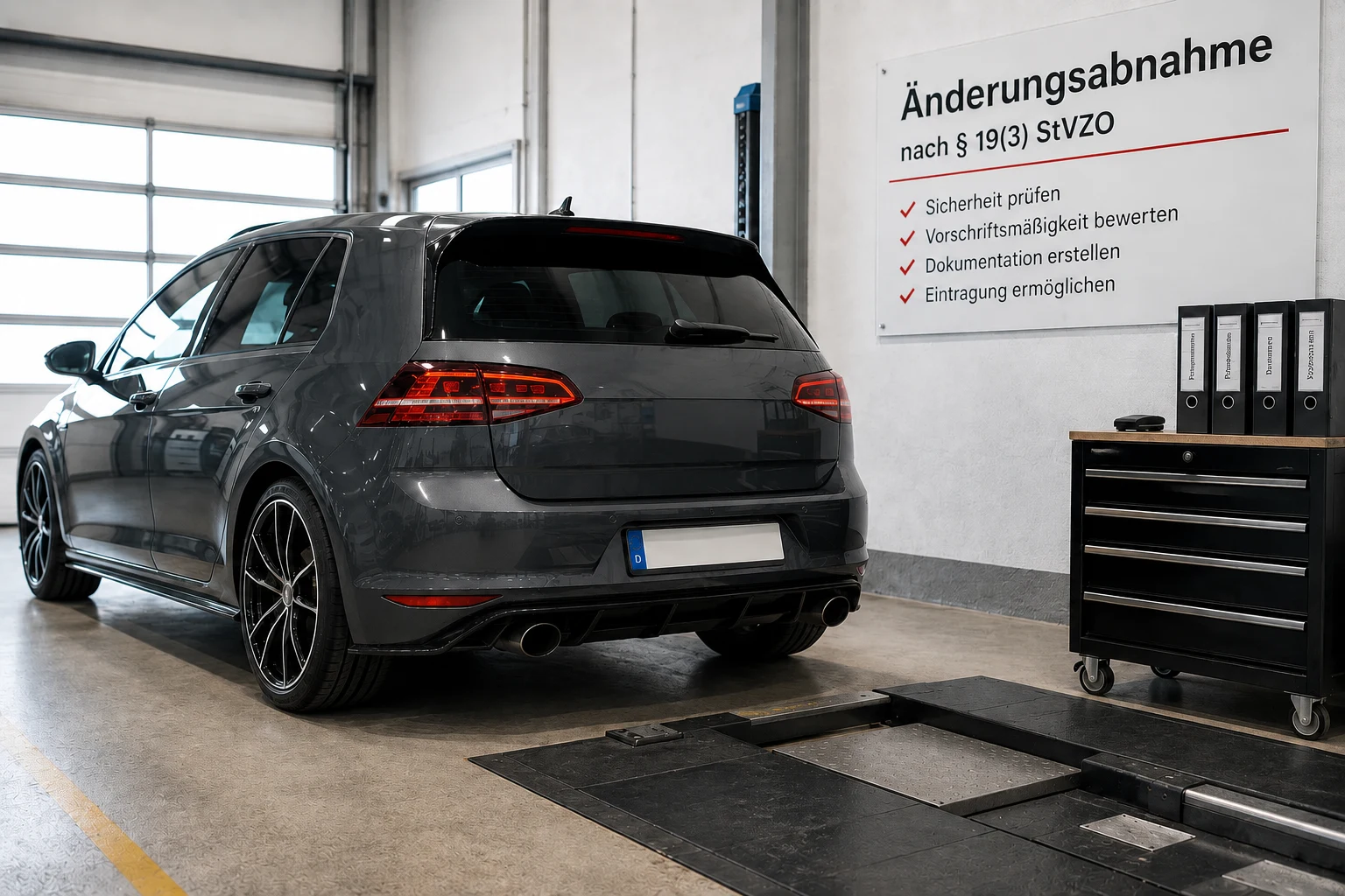 Änderungsabnahme Fahrzeug
